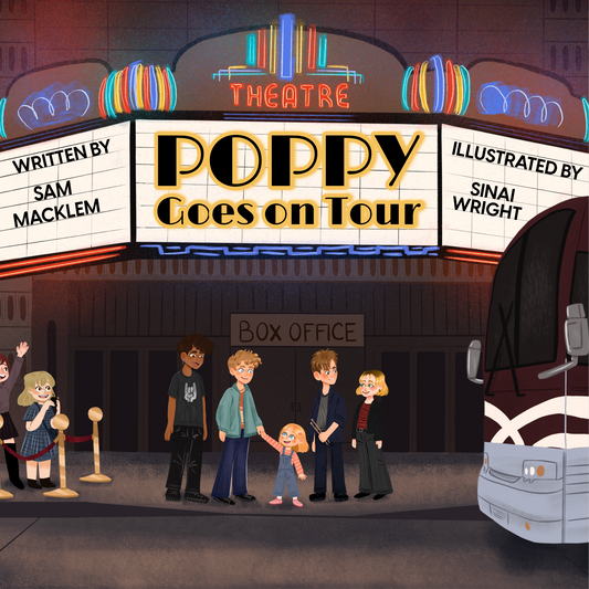 Poppy Goes on Tour - Children's Soft Cover Book